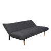 VOX Καναπές - Κρεβάτι Σαλονιού - Καθιστικού, Ύφασμα Σκούρο Γκρι