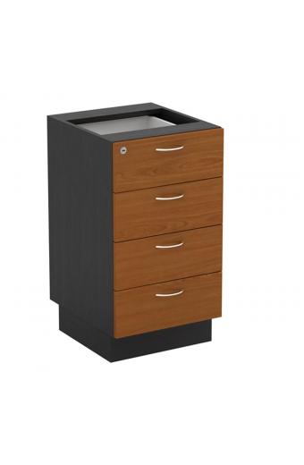 EXECUTIVE Συρταριέρα Επέκτασης Dark Grey - Cherry - 40x45x73cm