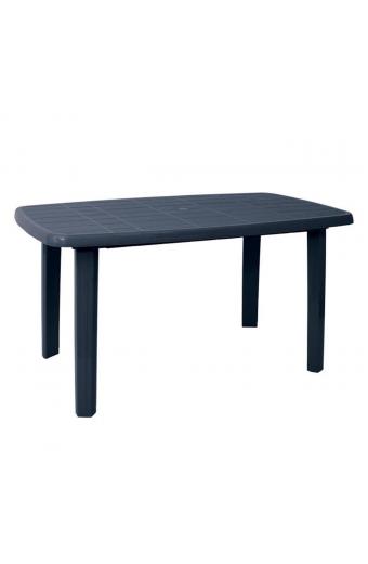 SORRENTO Τραπέζι Oval Dining Κήπου - Βεράντας, PP Απόχρωση Ανθρακί - 140x80x74cm oval