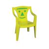 BIMBO Πολυθρονάκι Παιδικό PP Κίτρινο - Green Smile, Στοιβαζόμενo
