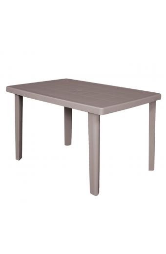 MARTE Τραπέζι Dining Κήπου - Βεράντας, PP Απόχρωση Tortora - 100x67x72cm