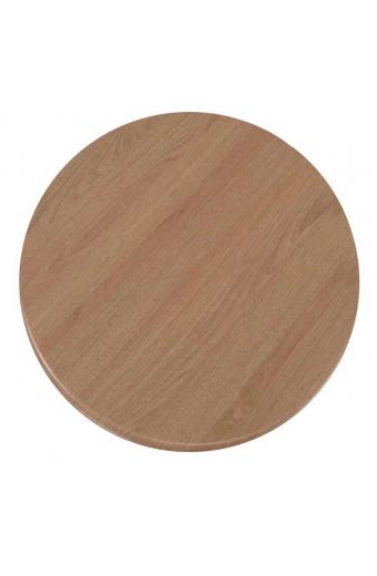 Contract Sliq Normal Επιφάνεια Τραπεζιού τ.Werzalit, Απόχρωση Beech - Φ60cm/16mm