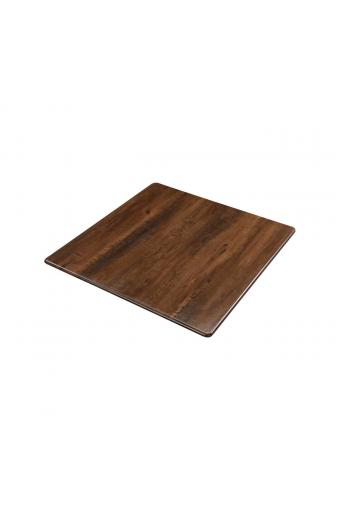 Contract Sliq Normal Επιφάνεια Τραπεζιού τ.Werzalit, Απόχρωση Walnut - 60x60cm/16mm
