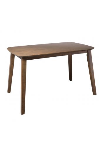 OPTIMAL Τραπέζι Τραπεζαρίας Απόχρωση Καρυδί - 120x75x74cm