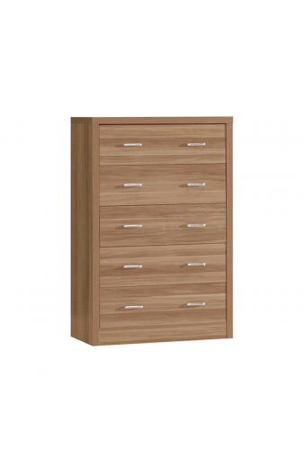 CALIBER Συρταριέρα με 5 Συρτάρια - Απόχρωση Sonoma Oak - 80x39x120cm