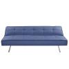 KAPPA Καναπές - Κρεβάτι Σαλονιού - Καθιστικού, Ύφασμα Μπλε