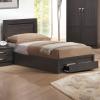 LIFE Κρεβάτι Μονό με Συρτάρι, για Στρώμα 90x190cm, Απόχρωση Zebrano