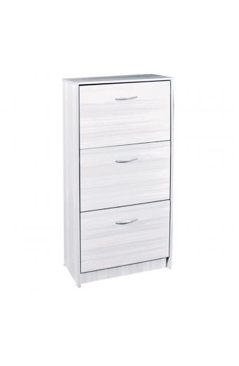 Παπουτσοθήκη Απόχρωση Άσπρο - 53x24x113cm