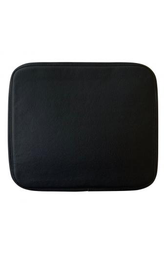 NEXUS Μαξιλάρι Πολυθρόνας Pu Μαύρο (πάχος 1cm) - 41x38x1cm