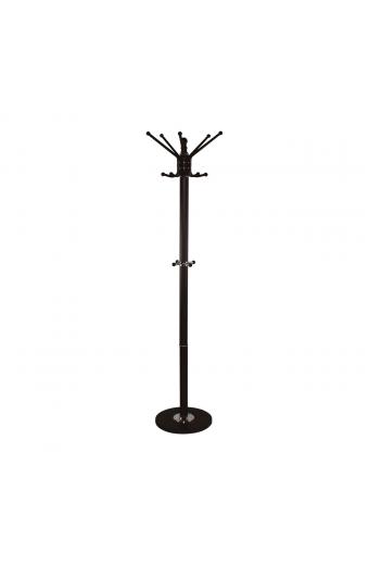 PROMO Καλόγερος Μέταλλο Βαφή Καρυδί - Φ36cm H.172cm