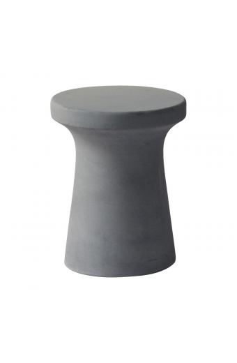 CONCRETE Σκαμπό Κήπου - Βεράντας, Cement Grey - Φ.35cm H.45cm