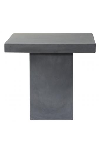 CONCRETE Cubic Τραπέζι Κήπου - Βεράντας, Cement Grey - 80x80x75cm