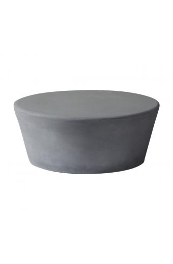 CONCRETE Τραπεζάκι Σαλονιού Cement Grey - Φ75cm H.30cm