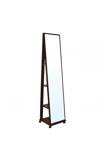 FISHER Καθρέπτης Δαπέδου Ξύλο Απόχρωση Καρυδί - 39x39x176cm