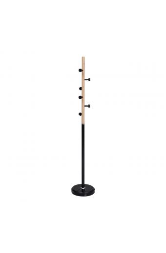NORDIC Καλόγερος Μέταλλο Βαφή Μαύρο, Φυσικό - Φ36x170cm