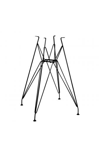 EIFEL Βάση Τραπεζιού Μέταλλο Βαφή Μαύρο (2,60 kg) - 50x50x75cm