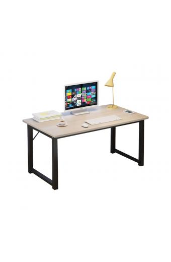ΓΡΑΦΕΙΟ Μέταλλο Βαφή Μαύρο, Απόχρωση Maple - 100x60x73cm