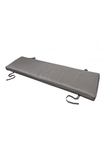 CONCRETE Μαξιλάρι Πάγκου Γκρι Ύφασμα Water Repellent - 40,5x150,5x8cm