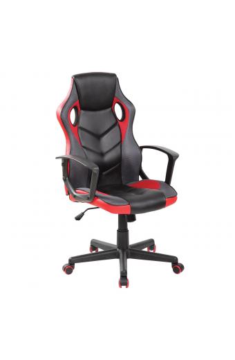 BF7700 Gaming Πολυθρόνα Mesh, Pu Μαύρο - Κόκκινο - 62x59x105/117cm