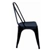 RELIX Καρέκλα, Μέταλλο Βαφή Μαύρo