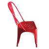 RELIX Καρέκλα, Μέταλλο Βαφή Κόκκινο Matte