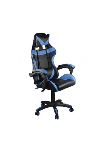 BF7850 Gaming Πολυθρόνα Γραφείου Διευθυντή Pu Μαύρο - Μπλε - 63x70x117/127cm