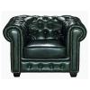 CHESTERFIELD Birmingham Πολυθρόνα Σαλονιού Καθιστικού,Δέρμα Antique Green - 103x92x72cm