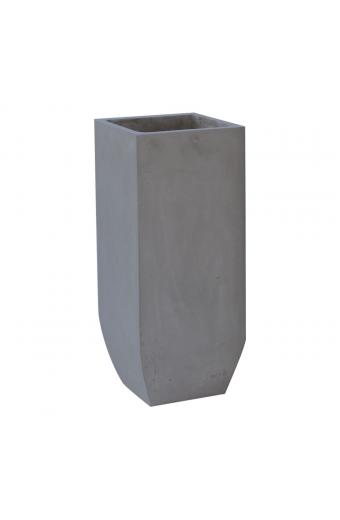 FLOWER POT-1  Cement Grey 25x25x60cm - 25x25x60cm