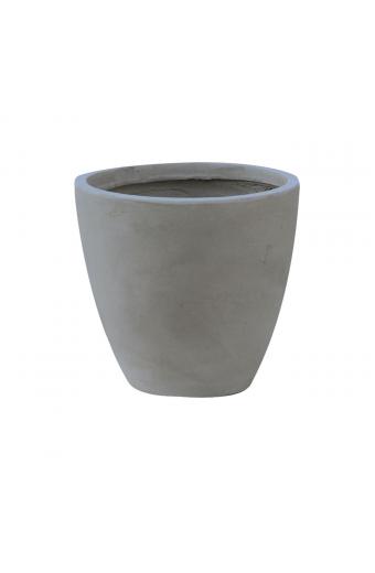 FLOWER POT-3 Cement Grey Φ44x37cm - Φ44x37cm