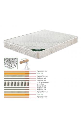 ΣΤΡΩΜΑ Bonnell Bonnell Spring Διπλής Όψης Roll Pack (1) - 120x200x19cm