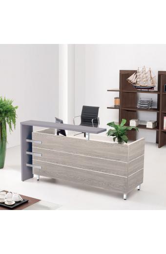 Reception PROGRESS Απόχρωση Elm - Sky Grey - 180x75x110cm