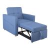 SYMBOL Πολυθρόνα - Κρεβάτι Σαλονιού - Καθιστικού Ύφασμα Μπλε