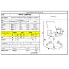 BF2101-P Πολυθρόνα Γραφείου με Ανάκλιση Μαύρο Mesh - Pu ( Συσκ. 1 )