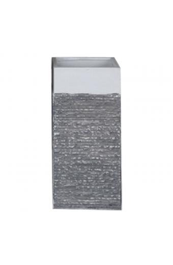 FLOWER POT-10 Απόχρωση Black Wash - 41x41x80cm