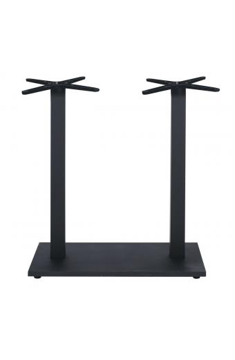 PRATO-W Βάση Τραπεζιού BAR 70x40cm H.108cm Μέταλλο Βαφή Μαύρο / 18,50Kg - 70x40 H.108cm