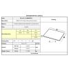 Contract Sliq Normal Επιφάνεια Τραπεζιού τ.Werzalit, Απόχρωση Cement - 70x120cm/16mm