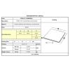 Contract Sliq Normal Επιφάνεια Τραπεζιού τ.Werzalit, Απόχρωση Marble - 80x80cm/16mm