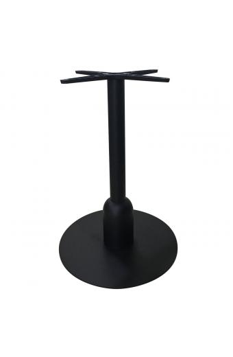 BORG Βάση Τραπεζιού Μέταλλο Βαφή Μαύρο (18,10kg) - Φ50cm H.72cm