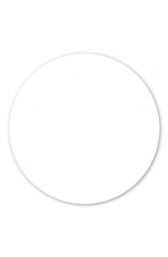 HPL (High Pressure Laminated) Επιφάνεια Τραπεζιού Απόχρωση Άσπρο - Φ70cm/12mm