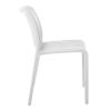 MODA Καρέκλα Στοιβαζόμενη PP - UV Άσπρο