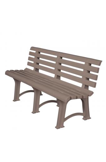 ATENA Παγκάκι Κήπου-Βεράντας, PP Tortora - 150x73x51cm