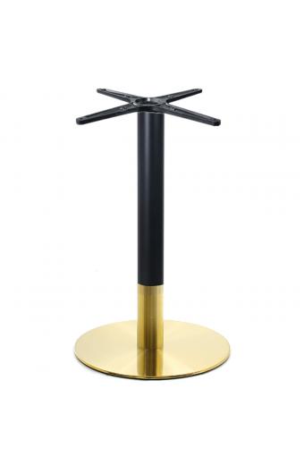 RIVA Βάση Τραπεζιού Gold Inox #201 - Black / 11,70 Kg - Φ45 H.72cm