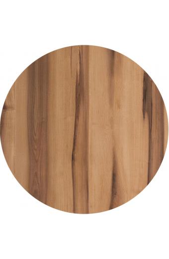 HPL (High Pressure Laminated) Επιφάνεια Τραπεζιού Απόχρωση Rosewood, Εξωτερικού χώρου - Φ70cm/12mm