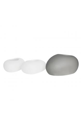 FLOWER POT-ROCK 56x43x29cm, Cement Απόχρωση White - 56x43x29cm