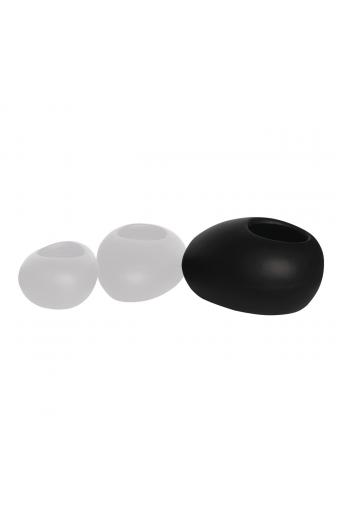 FLOWER POT-ROCK 56x43x29cm, Cement Απόχρωση Black - 56x43x29cm