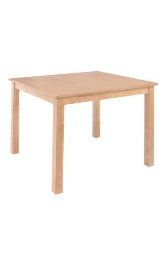 NATURALE Τραπέζι Mdf, Απόχρωση Oak - 80x80x74cm