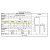 FLORENCE Καρέκλα PP Μαύρο, PP Rattan Μαύρο, Στοιβαζόμενη - 41x41x83cm