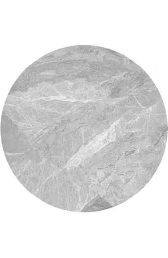 Επιφάνεια Μάρμαρο Sintered Stone, Απόχρωση Grey Marble (MDF για στήριξη βάσης) - Φ70cm/11mm
