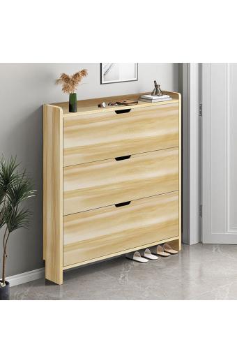 Παπουτσοθήκη MDF - Melamine Απόχρωση Sonoma - 80x17x115cm