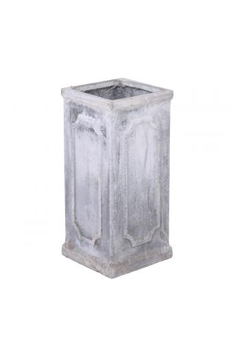 FLOWER POT Απόχρωση White Wash 22x22x47cm - 22x22x47cm